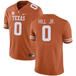Men Anthony Hill Jr. Texas Orange Texas Longhorns #0 SEC Conference 2025 Jersey 501915-619