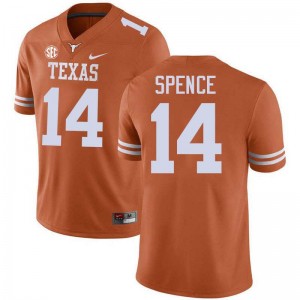 Men Brad Spence Texas Orange Texas Longhorns #14 Football University Jersey 522248-103