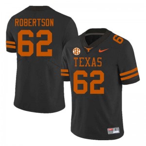 Men Connor Robertson Black Texas Longhorns #62 Football Official Jersey 619793-577