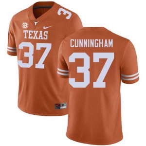 Men Jonathan Cunningham Texas Orange Texas Longhorns #37 Football 2025 Jersey 317715-135