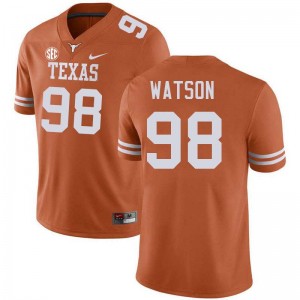 Men Maraad Watson Texas Orange Texas Longhorns #98 Football Alumni Jersey 681920-995