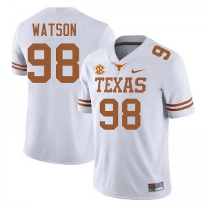 Men Maraad Watson White Texas Longhorns #98 Football 2025-26 Jersey 179512-503