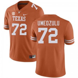 Men Neto Umeozulu Texas Orange Texas Longhorns #72 Football 2025 Jersey 121253-846