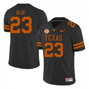 Men Jaydon Blue Black Texas Longhorns #23 SEC Conference Official Jersey 730526-242
