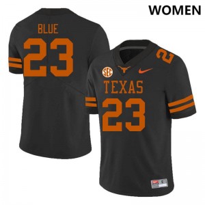 Women Jaydon Blue Black Texas Longhorns #23 SEC Conference Official Jersey 280311-165