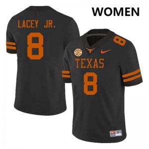 Women's Karle Lacey Jr. Black Texas Longhorns #8 Football High School Jersey 277221-738
