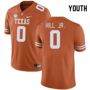 Youth Anthony Hill Jr. Texas Orange Texas Longhorns #0 SEC Conference 2025-26 Jersey 119679-140