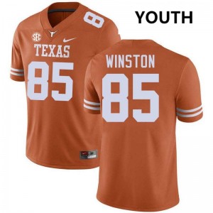 Youth Emaree Winston Texas Orange Texas Longhorns #85 Football High School Jersey 249987-305