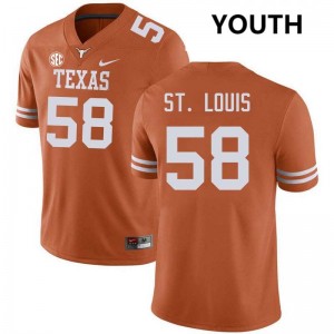 Youth Lance St. Louis Texas Orange Texas Longhorns #58 Football Alumni Jersey 594941-149