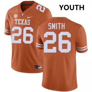 Youth Ty'Anthony Smith Texas Orange Texas Longhorns #26 Football University Jersey 930666-230